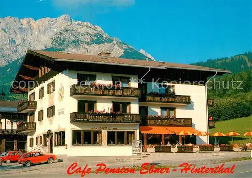 AK / Ansichtskarte Hinterthal Cafe Pension Ebner Alpen Hinterthal