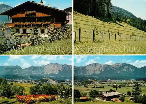 AK / Ansichtskarte Woergl_Tirol Tanzlhof Landschaftspanorama Alpen Woergl Tirol