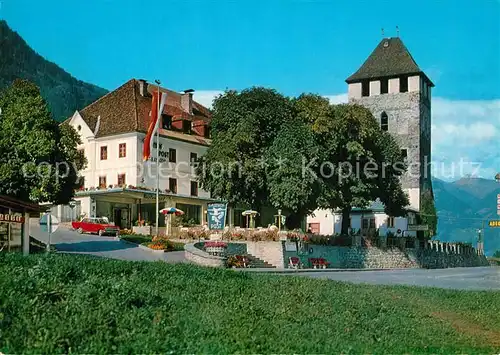 AK / Ansichtskarte Winklern_Moelltal Hotel Zur Post an Grossglocknerstrasse Winklern_Moelltal