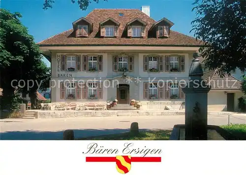 AK / Ansichtskarte Ersigen Hotel Baeren Ersigen