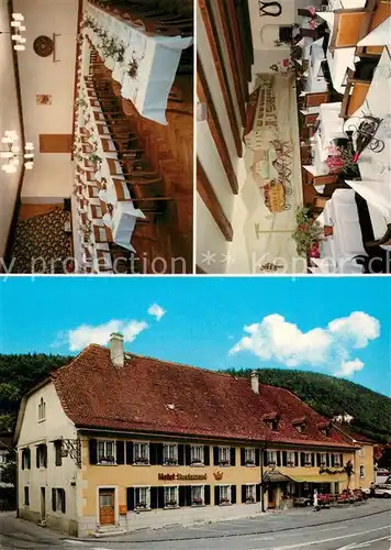 AK / Ansichtskarte Sonceboz Sombeval Hotel Restaurant de la Gouronne Sonceboz Sombeval