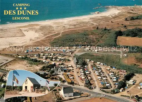 AK / Ansichtskarte Lesconil_Plobannalec Camping des Dunes Collection La Bretagne Pittoresque vue aerienne 