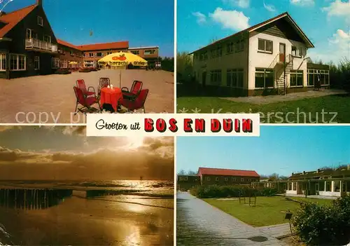 AK / Ansichtskarte Oostkapelle Vakantie  en Konferentieoord Bos en Duin Sonnenuntergang am Meer Oostkapelle