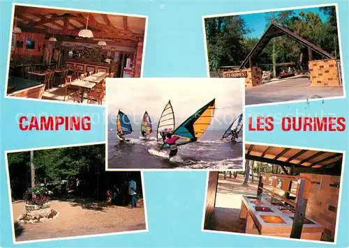 AK / Ansichtskarte Hourtin Camping caravaning Les Ourmes Restaurant Windsurfen Hourtin