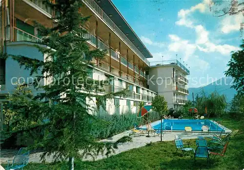 AK / Ansichtskarte Limone_Lago_di_Garda Hotel Splendid Swimming Pool Limone_Lago_di_Garda