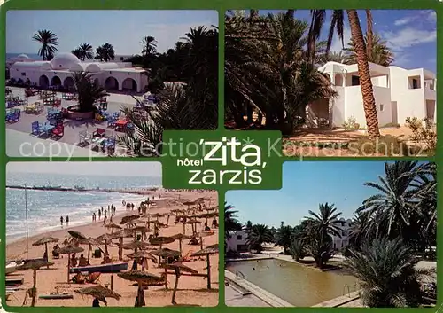 AK / Ansichtskarte Zarzis Hotel Zita Swimming Pool Strand Zarzis