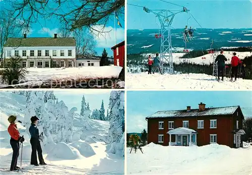 AK / Ansichtskarte Torsby Vaegsjoefors Herrgard Berghotel Wintersport Torsby