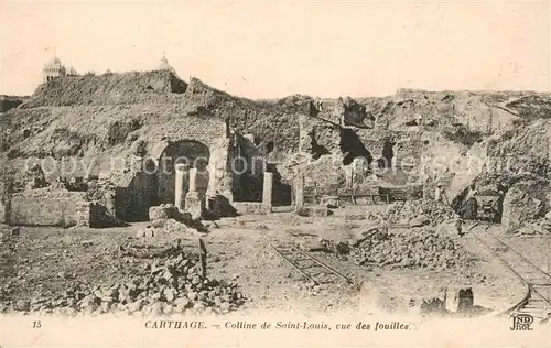 AK / Ansichtskarte Carthage_Karthago Ruinen Saint Louis Carthage Karthago