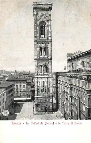 AK / Ansichtskarte Firenze_Toscana Cattedrale Torre di Giotto Firenze Toscana