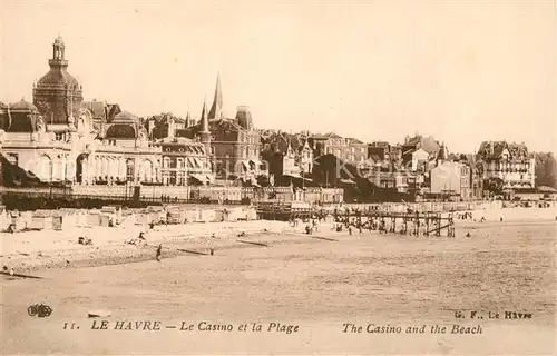 AK / Ansichtskarte Le_Havre Casino Plage Le_Havre