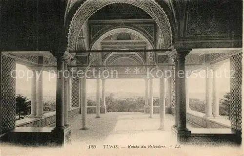 AK / Ansichtskarte Tunis Kouba du Belvedere Tunis