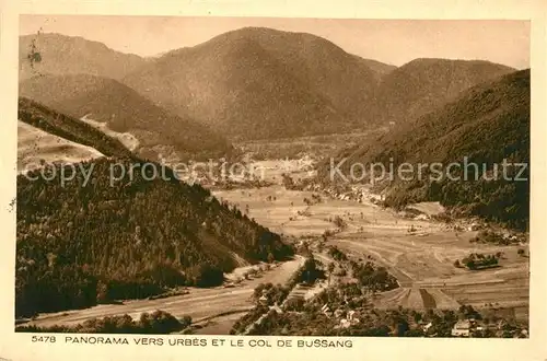 AK / Ansichtskarte Bussang_Vosges Panorama vers Urbes Col Bussang Vosges