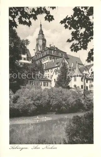 AK / Ansichtskarte Tuebingen_Neckar Partie am Neckar 