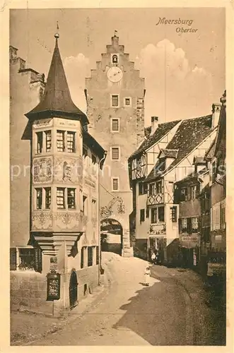 AK / Ansichtskarte Meersburg_Bodensee Obertor Meersburg Bodensee