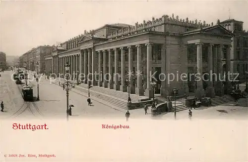 AK / Ansichtskarte Stuttgart Koenigsbau Stuttgart