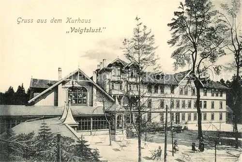 AK / Ansichtskarte Clausthal Zellerfeld Kurhaus Voigtslust Clausthal Zellerfeld