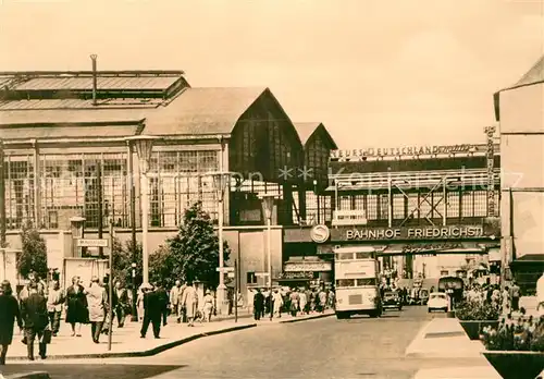 AK / Ansichtskarte Berlin Bahnhof Friedrichstrasse Berlin