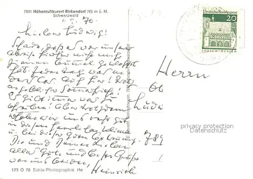 AK / Ansichtskarte Birkendorf Panorama Birkendorf