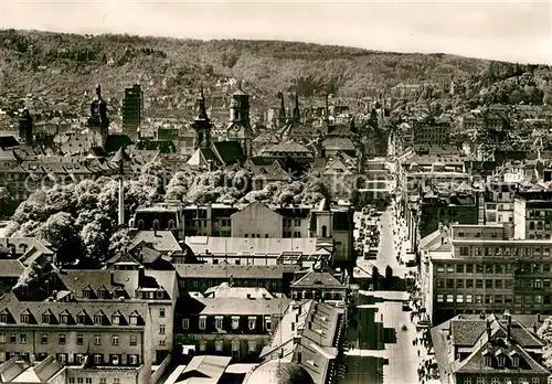 AK / Ansichtskarte Stuttgart Blick vom Bahnhofsturm Stuttgart