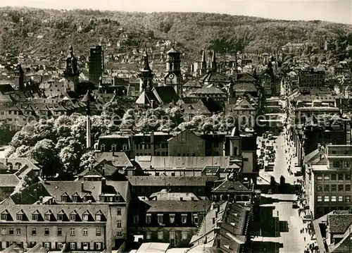 AK / Ansichtskarte Stuttgart Blick vom Bahnhofsturm Stuttgart