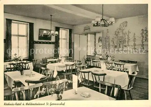 AK / Ansichtskarte St_Germanshof Kurhaus und Waldrestaurant St Germanshof St_Germanshof