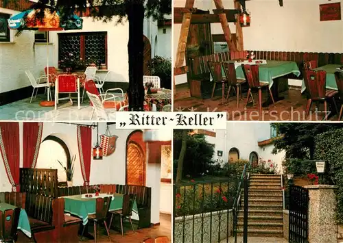 AK / Ansichtskarte Hering_Odenwald Speisegaststaette Ritter Keller Gaststube Trappe Hering Odenwald