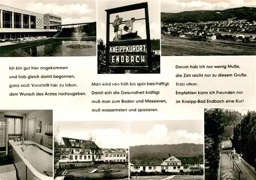 AK / Ansichtskarte Bad_Endbach Kuranlagen Panorama Wasssertreten Bad_Endbach