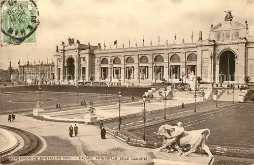 AK / Ansichtskarte Exposition_Universelle_Bruxelles_1910 Facade Principale  