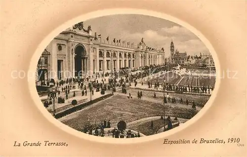 AK / Ansichtskarte Exposition_Universelle_Bruxelles_1910 Grande Terrasse  