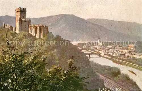 AK / Ansichtskarte Verlag_Tucks_Oilette_Nr. 679 B Burg Lahneck  