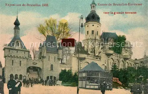 AK / Ansichtskarte Exposition_Universelle_Bruxelles_1910 Entree Kermesse  