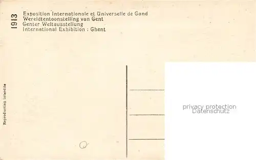 AK / Ansichtskarte Exposition_Internationale_Gand_1913 Dome de l entree principale 