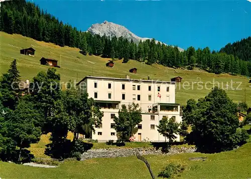 AK / Ansichtskarte Wiesen_Davos_GR Hotel Restaurant Bellevue Wiesen_Davos_GR