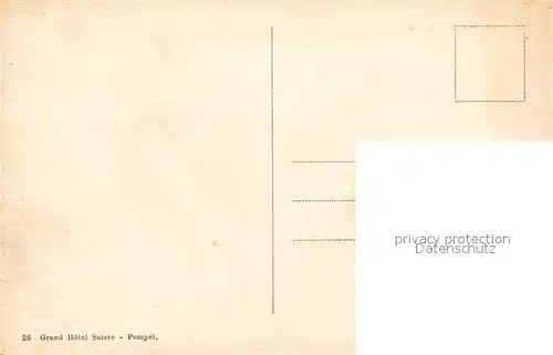 AK / Ansichtskarte Pompei Foro Triangolare Pompei