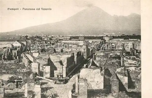 AK / Ansichtskarte Pompei Panorama col Vesuvio Pompei