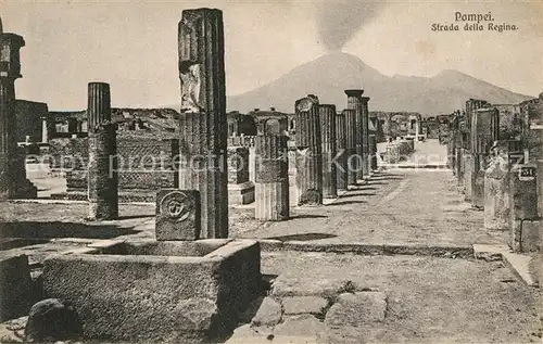 AK / Ansichtskarte Pompei Strada della Regina Pompei
