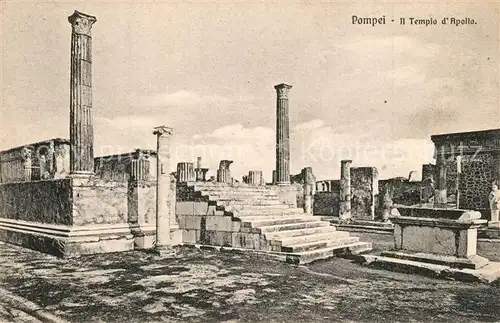 AK / Ansichtskarte Pompei Tempio d Apollo Pompei