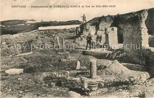 AK / Ansichtskarte Carthage_Karthago Dependances de Damous el karita Vue de Sidi Bou Said Carthage Karthago