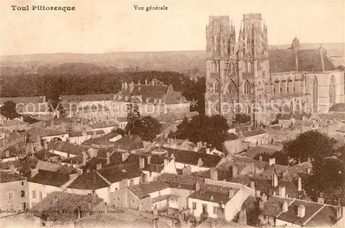 AK / Ansichtskarte Toul_Meurthe et Moselle_Lothringen Stadtpanorama Cathedral Toul_Meurthe et Moselle
