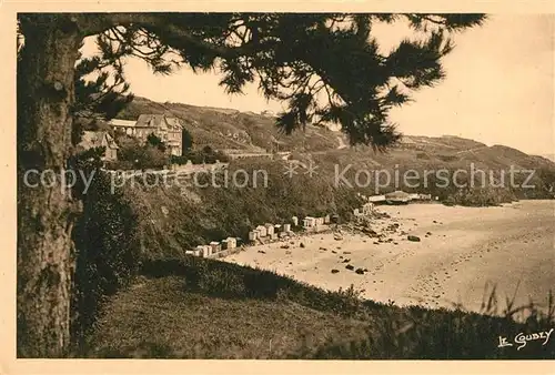 AK / Ansichtskarte Carteret_Manche Plage Vue du Cap Carteret Manche