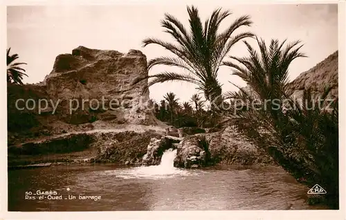 AK / Ansichtskarte Gabes Ras el Oued un barrage Gabes