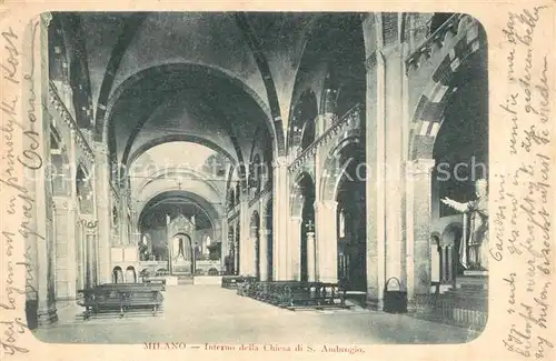 AK / Ansichtskarte Milano Chiesa di San Ambrogio Milano