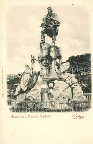 AK / Ansichtskarte Torino Monumento Giusepp Garibaldi Torino