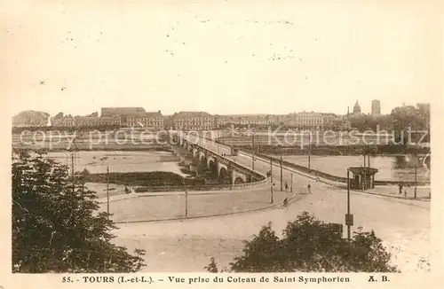 AK / Ansichtskarte Tours_Indre et Loire Coteau de Saint Symphorien Tours Indre et Loire