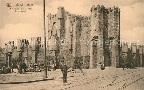 AK / Ansichtskarte Gand_Belgien Chateau des Comtes Gravensteen Gand Belgien