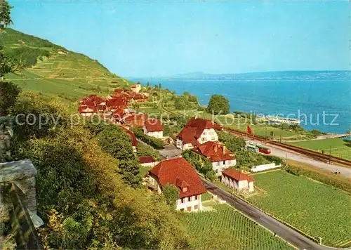 AK / Ansichtskarte Twann Panorama Twann