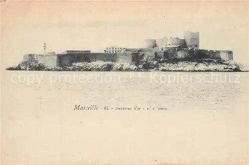 AK / Ansichtskarte Marseille_Bouches du Rhone Chateau D`if Marseille