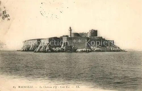 AK / Ansichtskarte Marseille_Bouches du Rhone Chateau d`if Marseille