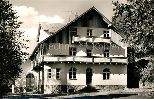 AK / Ansichtskarte Oberwarmensteinach Berliner Schullandheim Haus Bergfriede Oberwarmensteinach