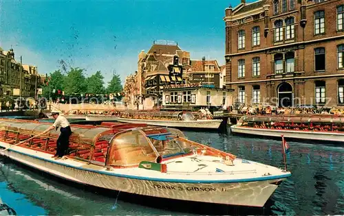 AK / Ansichtskarte Amsterdam_Niederlande Rondvaart door lj havens en Grachten Amsterdam_Niederlande